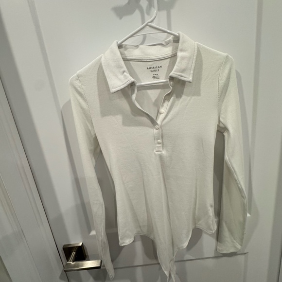 American Eagle Collard Bodysuit - Picture 1 of 2